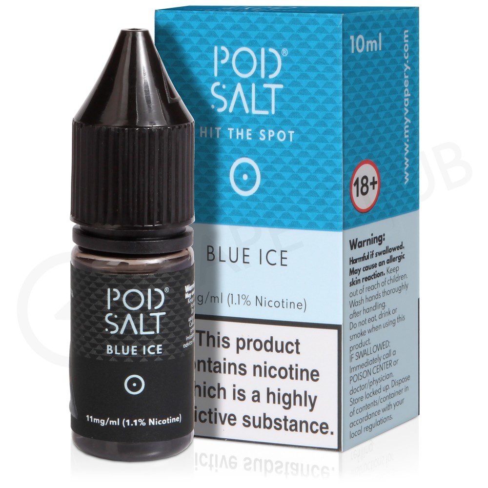 blue-ice-e-liquid-by-pod-salt پاد سالت بلوبری یخ - Image 1