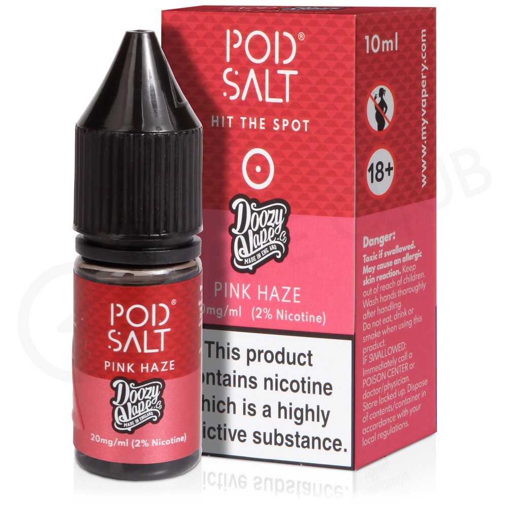 pink-haze-e-liquid-by-pod-salt سالت پاد سالت تمشک لیمو - Image 1