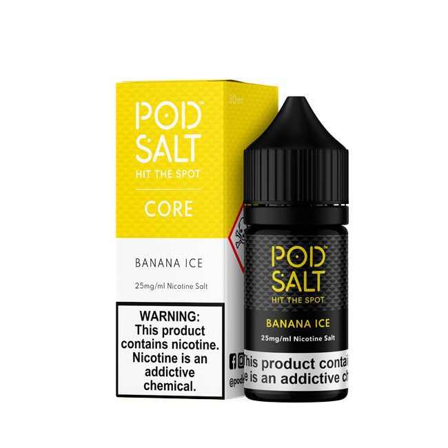 pod-salt-Banana-ice-30ml پاد سالت موز یخ