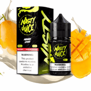 خرید سالت نستی انبه هندی Nasty Mango Lassi Salt 30ml نیکوتین 35mg – طعم خنک لاسی انبه با ماست خامه‌ای! کیفیت مالزیایی، مناسب MTL. ارسال سریع + تخفیف ویژه در دخان سون – حالا سفارش دهید!
