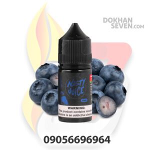 خرید سالت نستی بلوبری ۳۰ml با نیکوتین ۳۵mg در دخان سون. طعم میوه‌ای تازه برای MTL، کیفیت Nasty Juice، ارسال فوری!