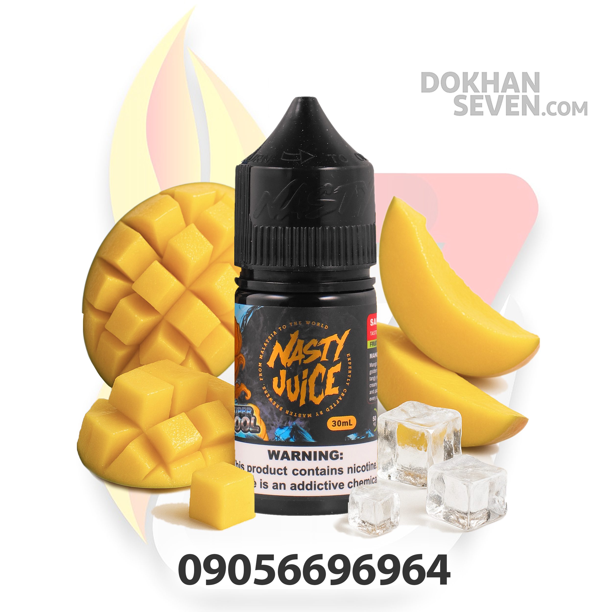 سالت نستی سوپر کول انبه هندی یخ 30ml 35mg | لاسی خنک Nasty - دخان سون سالت نستی سوپر کول انبه هندی یخ 35mg - Image 1