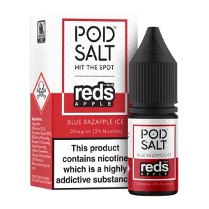سالت پاد سالت بلوبری سیب یخ | POD SALT FUSION BLUE RAZAPPLE ICE SALT JUICE