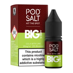 POD SALT BIG TASTY COLA WITH LIME