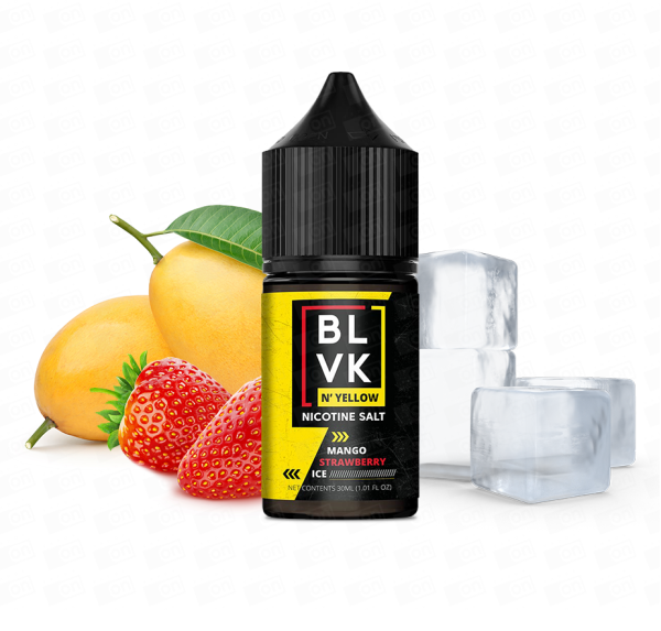 BLVK MANGO STRAWBERRY ICE SALT YELLOW