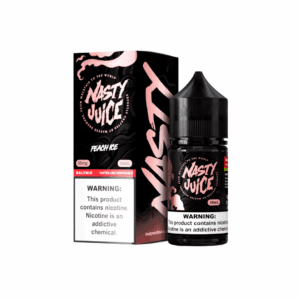 خرید سالت نستی هلو یخ Nasty Peach Ice Salt 30ml نیکوتین 35mg – طعم نرم هلو رسیده با خنکی ملایم! کیفیت مالزیایی، مناسب MTL. ارسال سریع + تخفیف ویژه در دخان سون – حالا سفارش دهید!