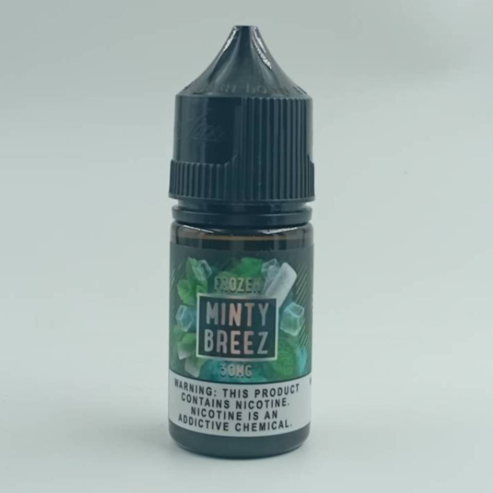 Minty breez frozen سالت سمز ویپ آدامس نعنا یخ